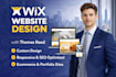 create a professional wix website design for your ecommerce store