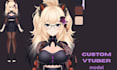 design vtuber model and rig live 2d vtuber model vtuber rigging anime art style