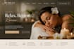 design squarespace spa website massage therapy website online booking website