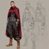 create scifi, fantasy, superhero character design