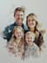 create a watercolor family portrait