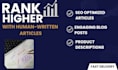 write humanized SEO articles and be your blog post writer