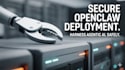 set up a secure openclaw ai agent for whatsapp and telegram