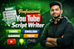 write scripts for all