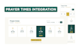 build mosque website with donation and prayers timing