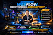 design, redesign, develop, or fix webflow website