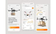 develop ai drone delivery app drone website courier delivery app logistic app