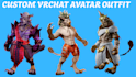 design custom vrchat clothing vrchat outfit accessories for vrc avatar unity