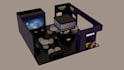 do create professional 3d exhibition 3d interior design