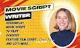 do novel adaptation, write screenplay, movie script, screenwriting, film script