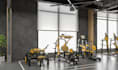 makeover commercial gym building,function space planning,fitness facility render