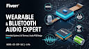 wearable audio soc, dsp, flexible pcb mems i2s mic embedded audio dsp prototype