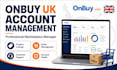 set up and manage your onbuy UK account