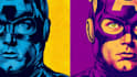 draw a superhero pop art portrait