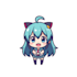 design logo with cute anime mascot