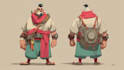 draw 2d character design