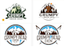design awesome grumpy bear logo