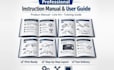 design product instruction manual user guide with illustrations