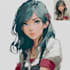 create a anime style character, person