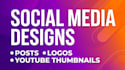 create eye catching social media designs and thumbnails