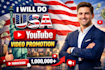 do usa youtube video promotion