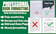 manually format your dark romance or suspense thriller ebook for KDP