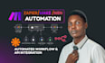 do make com automation, make automation, n8n automation, n8n ai agent and zapier