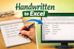 convert handwritten to excel, data entry and formatting work