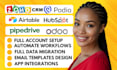 do data migration on pipedrive airtable monday crm  zoho crm espo odoo crm