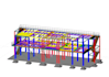 create steel structure revit 3d and autocad structural drawings