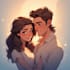 make couple portrait illustration