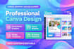 create design using canva graphic design expert canva template canva website