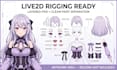 draw cute vtuber model live2d pngtuber chibi art giftuber streaming for rigging