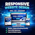 design and develop a modern responsive website using HTML CSS javascript
