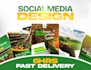 design monthly social media post design for brands, churches