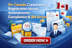 fix canada corporation registration issues amendments compliance and bn errors