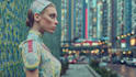 illustrate you as a cyberpunk style character