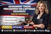 write government tender, procurement bid and rfp proposal documents