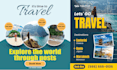 design creative food and travel posts