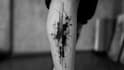 custom an abstract black tattoo design