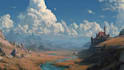 design stunning fantasy landscape