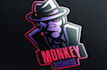 do mascot logo, spartan, knight, monkey, ninja, gorilla