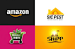 design logo for amazon, shopify, and ecommerce business