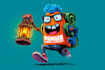 do a creative cartoon, mascot and gaming logo