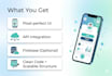 develop a flutter mobile app for android and ios with clean architecture
