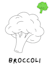 a vegetable colouring book