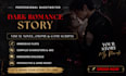 write immersive dark romance visual novel, otome, and interactive game scripts