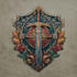 create a medieval vintage fantasy logo