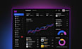 design a modern saas dashboard or web app UI UX in figma