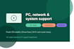 provide remote pc network and system troubleshooting support